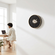 Celina Black And Gold Round Wall Clock