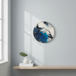 Celina Blue Abstract Wall Clock