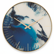Celina Blue Abstract Wall Clock