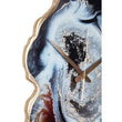 Celina Multicolour Agate Effect Wall Clock