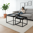 Celina Set Of 2 Assorted Colour Nesting Tables