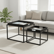 Celina Set Of 2 Assorted Colour Nesting Tables