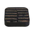 Celina Set Of Four Square Black and Gold Coasters