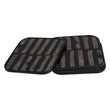 Celina Set Of Four Square Black and Gold Coasters