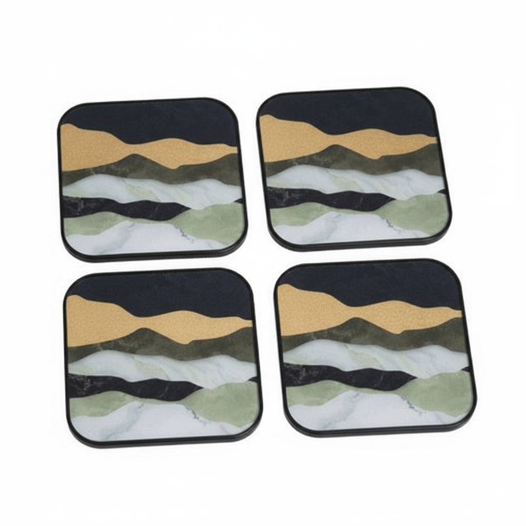 Celina Set Of Four Square Coasters