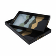 Celina Set Of Two Assorted Colour Rectangular Trays