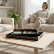 Celina Set Of Two Assorted Colour Rectangular Trays