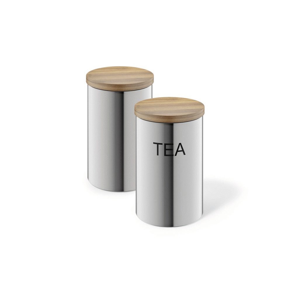 Cera Premium 1L Brushed Stainless Steel Storage Canister - Aroma - Sealing Kitchen Essential