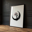 Cherry Blossom Painting Japandi Enso Circle Ink Art — piece 3 of 3 in the set