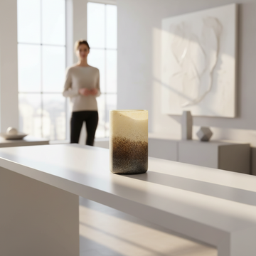 Chiara Medium Natural Sand Effect Vase