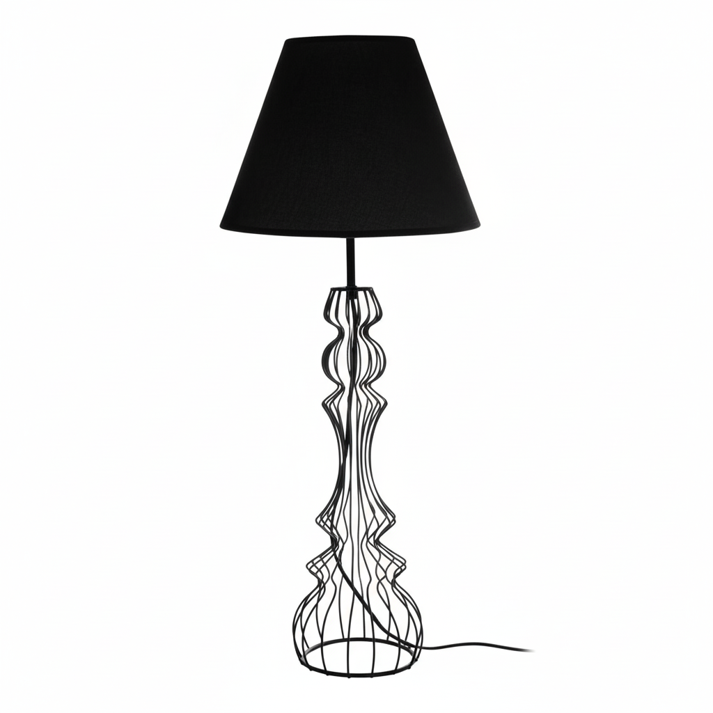 Chicago Black Table Lamp