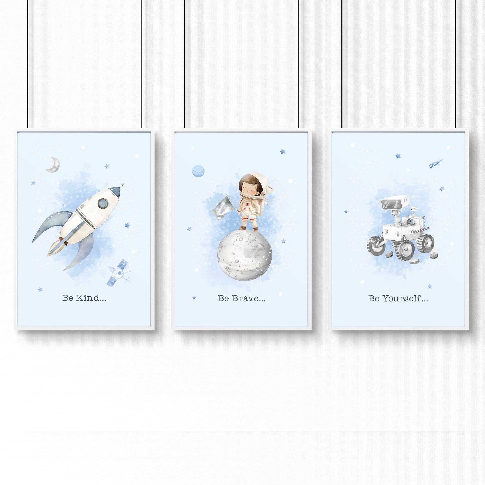 Childrens Prints For Bedroom | Set of 3 wall art prints