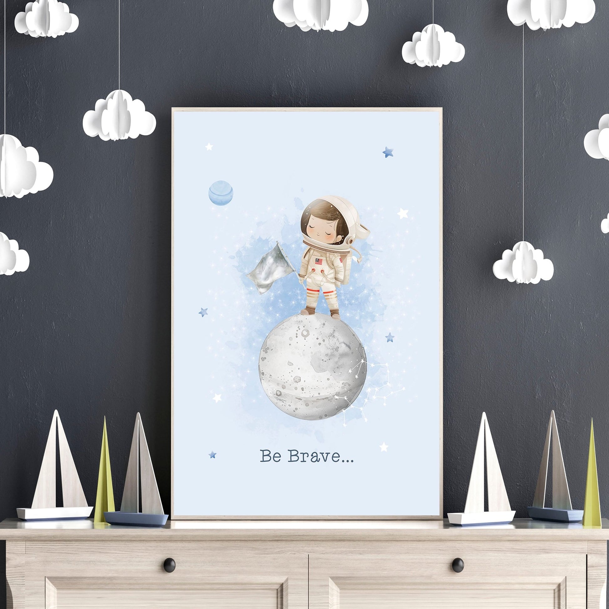 Childrens Prints For Bedroom | Set of 3 wall art prints