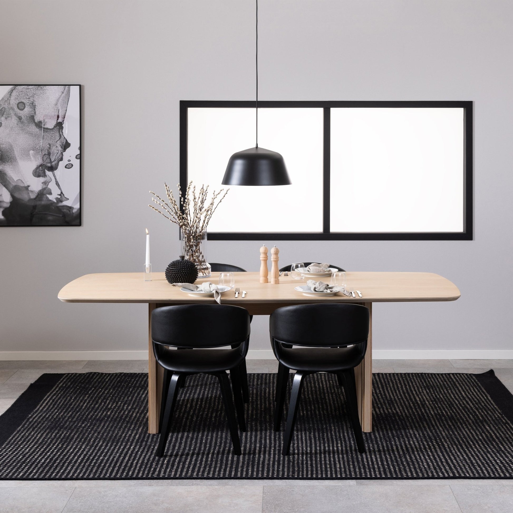 Christo Dining Table in Oak 220x75cm