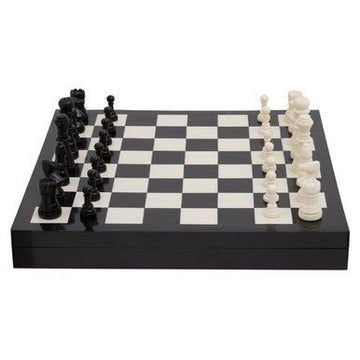 Churchill Games Black and White Chess Set