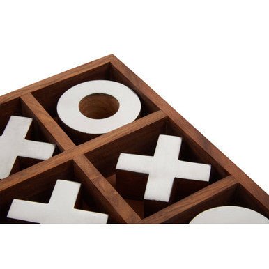 Churchill Games Brown Wood Noughts And Crosses