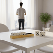 Churchill Games Gold Dice Set with 5 White Dice