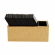 Churchill Games Gold Domino Set with Black Dominoes