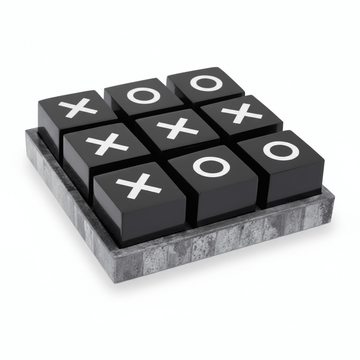 Churchill Games Grey Bone Noughts and Crosses