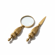 Churchill Gold Finish Magnifying Glass And Letter Opener
