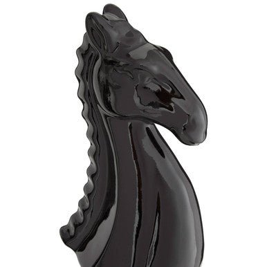 Churchill Set of 2 Black and Silver Chess Pieces