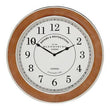 Churchill Tan Genuine Leather Large Wall Clock