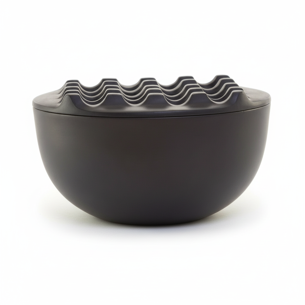 Churchill Black Nickel Finish Ashtray