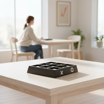 Churchill Games Black Mango Wood Noughts And Crosses