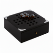 Churchill Games Black Sheesham Wood Solitaire Games Box