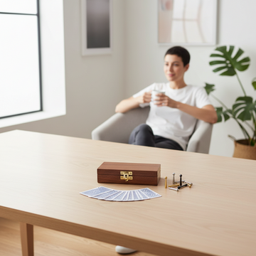 Churchill Games Sheesham Wood Cribbage Set