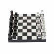 Churchill Games Small Black and White Foldable Chess Set