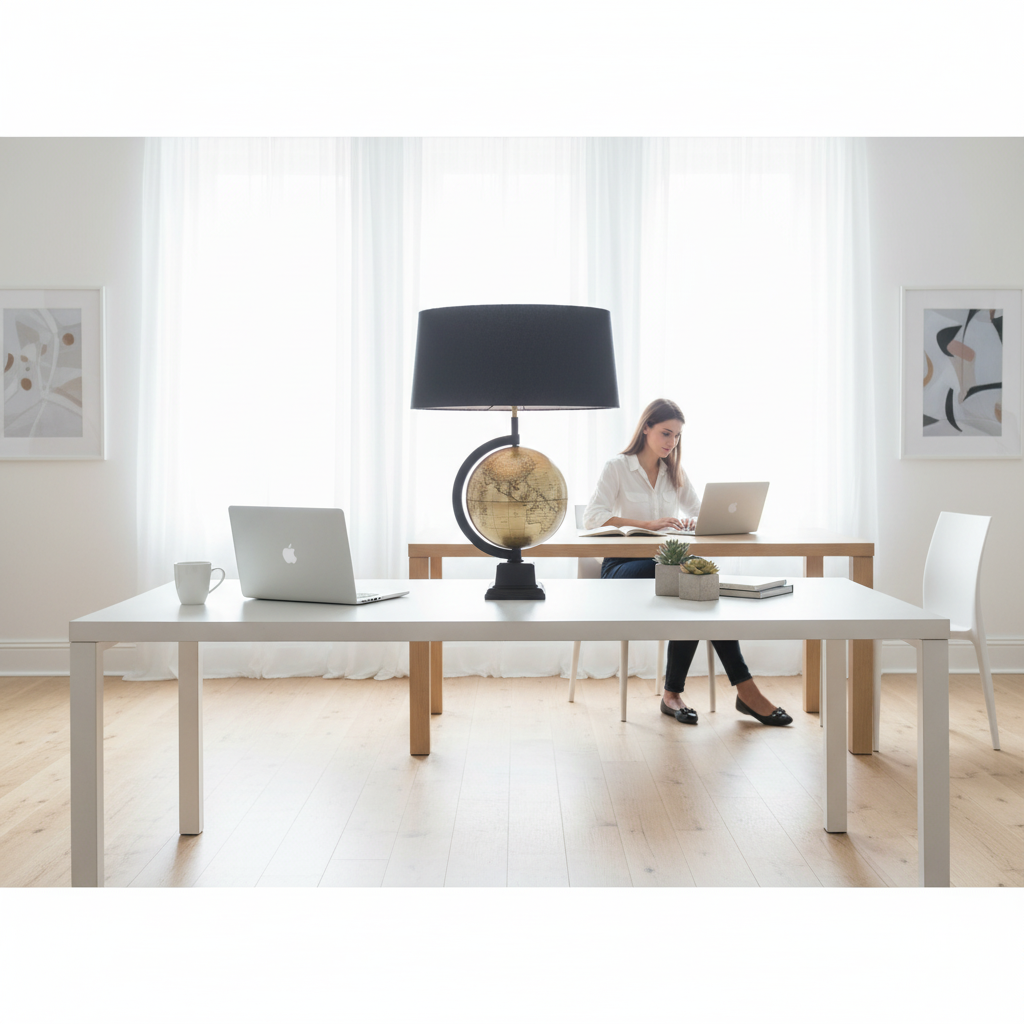 Churchill Globe Lamp