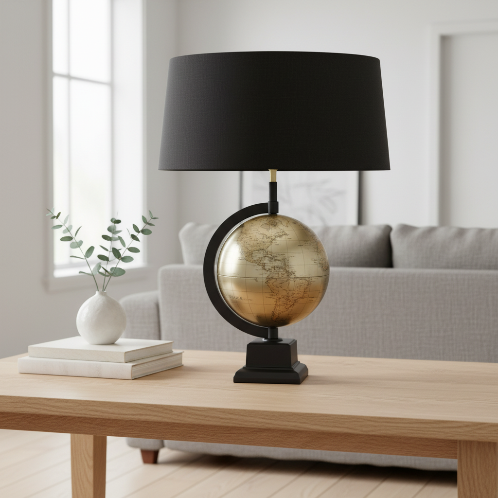 Churchill Globe Lamp
