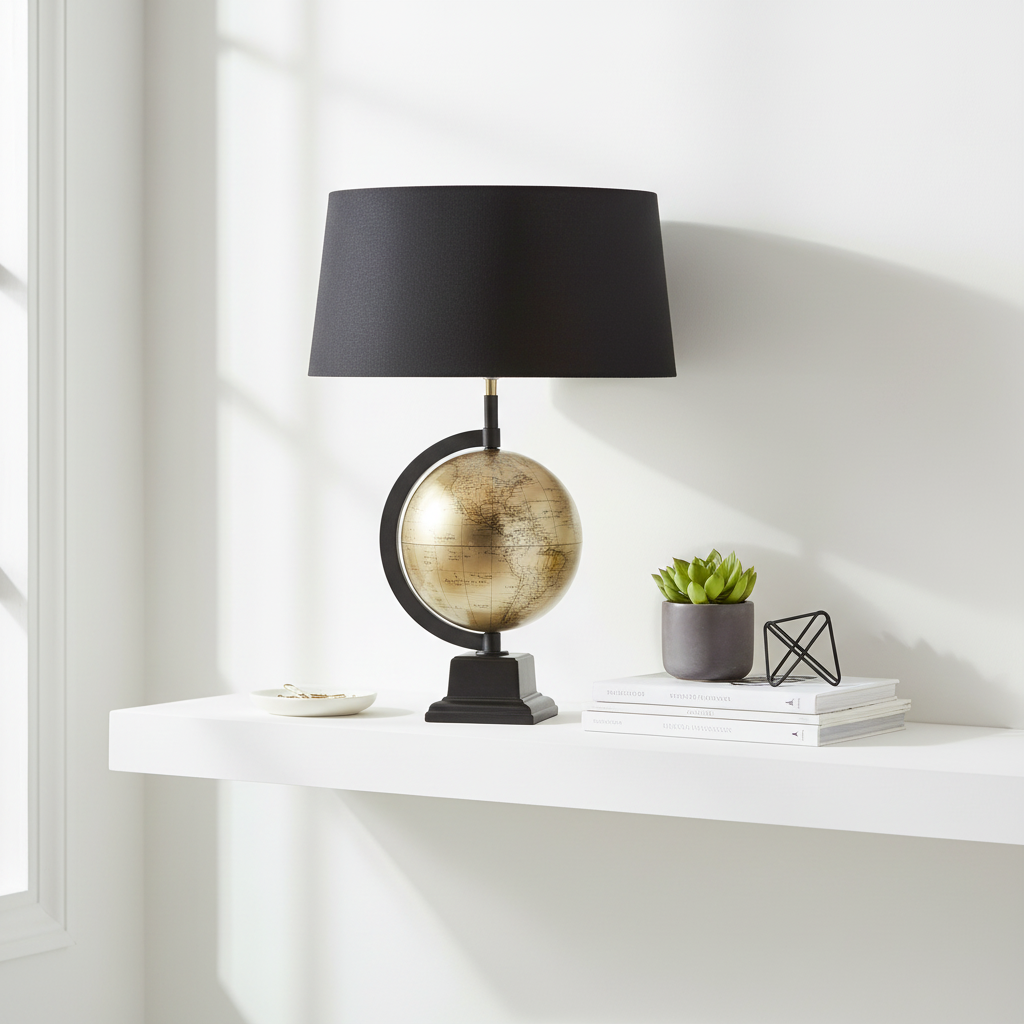 Churchill Globe Lamp