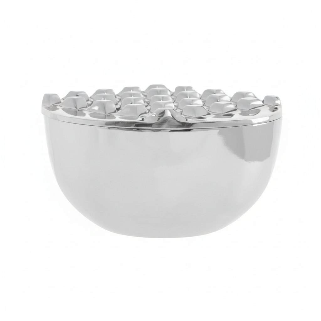 Churchill Nickel Finish Ashtray