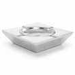 Churchill Nickel Finish Square Ashtray