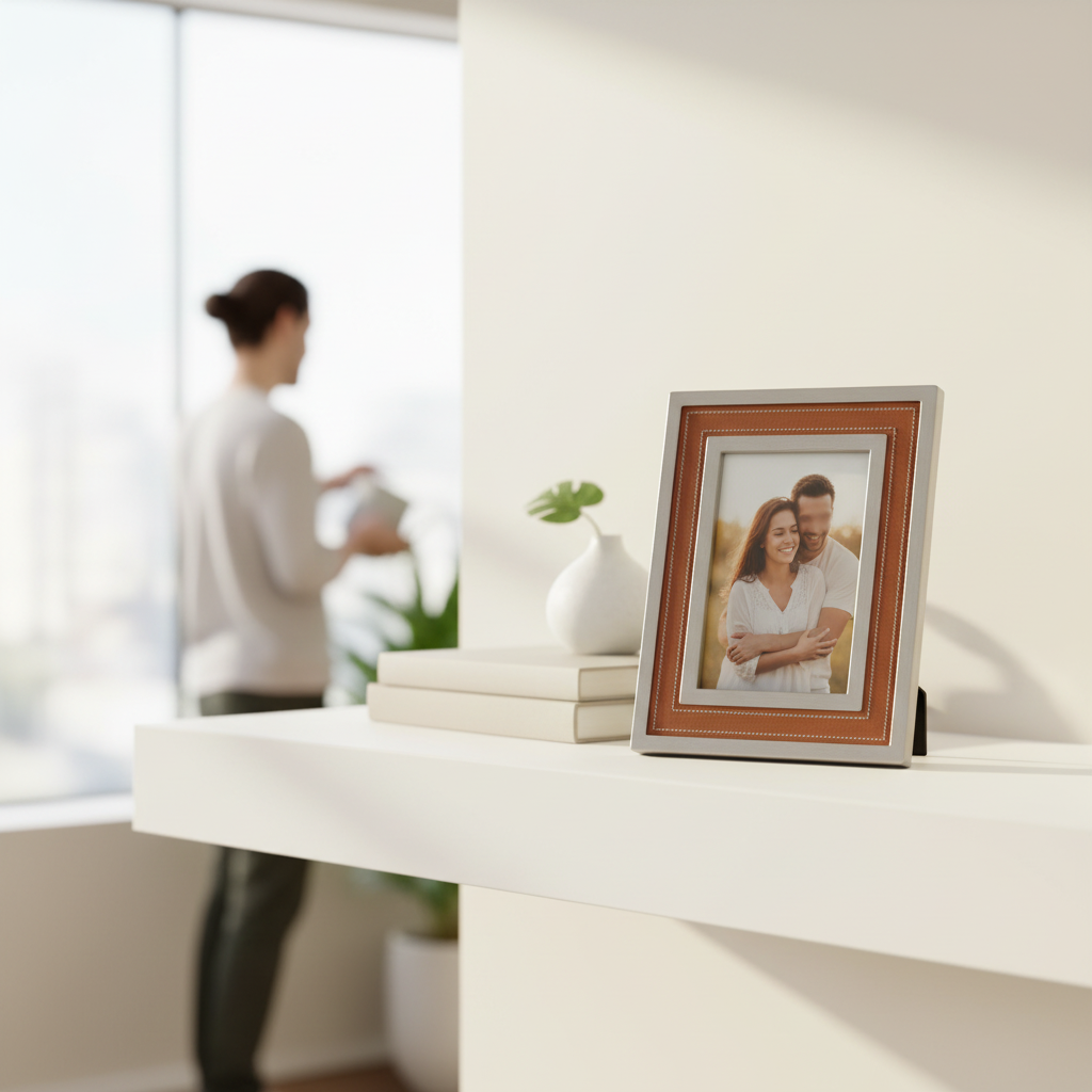 Churchill Tan 5in x 7in Photo Frame