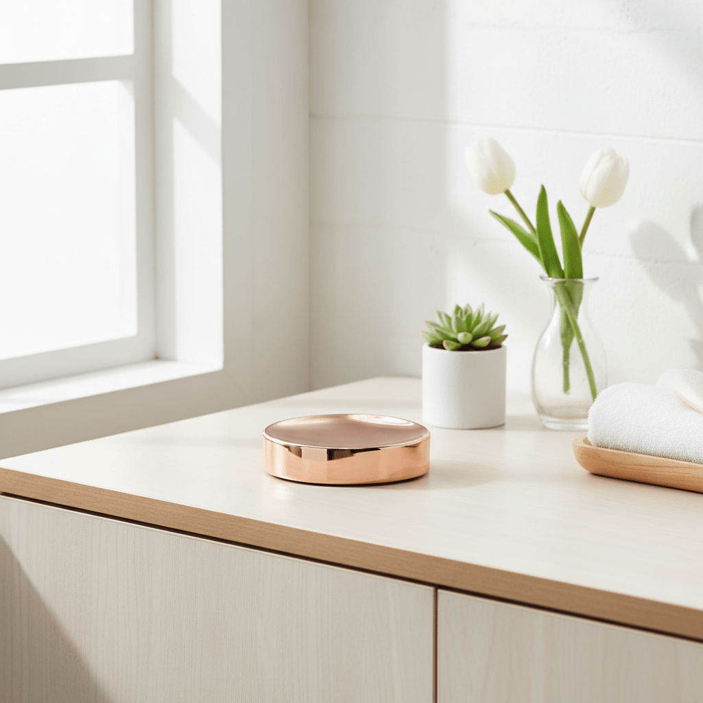 Clara Rose Gold Soap Dish