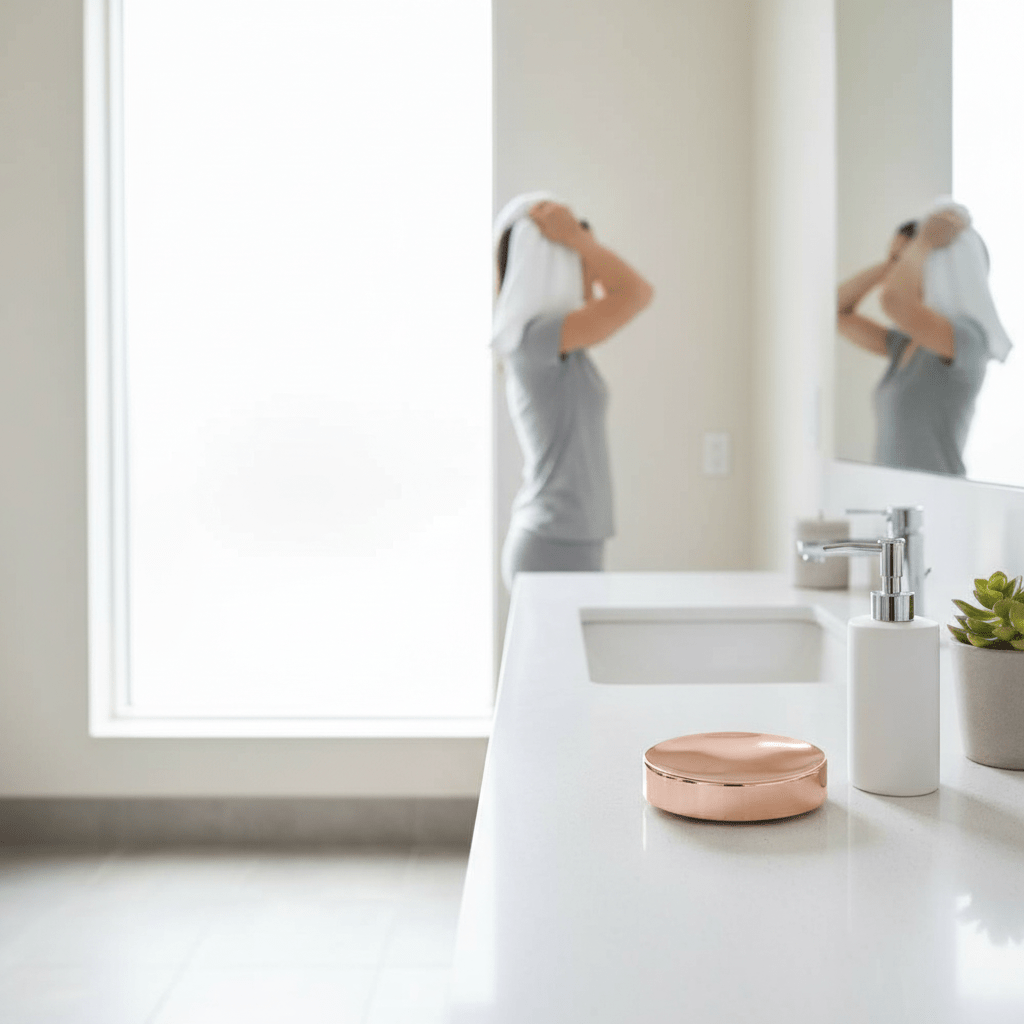 Clara Rose Gold Soap Dish