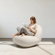 Classic Boucle Pacha Lounge Chair, Gold Base