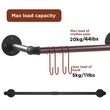 Clothes Rack Clothes Hanger Pole, Garment Bar, Closet Organizer, Garment Hanging Rod, Super Strong Bearing Metal Pipe, 2X