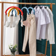 Clothes Rack Creative Rainbow Rotating Racks Multifunctional Three - layer Bed Sheet Drying Rack Clothes Hanger With Pants Clip