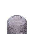 Colbie Large Embossed Grey Glass Vase
