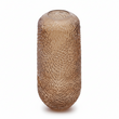 Colbie Large Embossed Amber Glass Vase