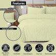 Como Tufted Duvet Cover Set with Pillowcases Grey Natural White Elegant Easy - Care Bedding Single Double King Sizes