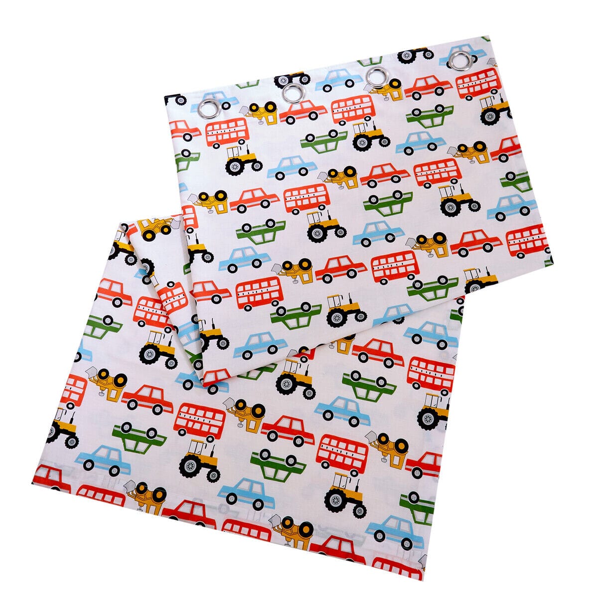 Construction Vehicle Vibrant Kids Duvet Set with Matching Pillowcase Optional Curtains Cotton Blend Bedding for Boys Bedrooms