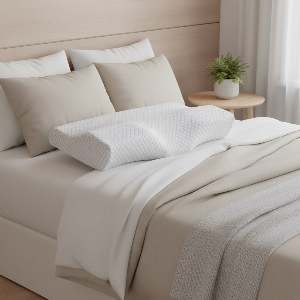 Contoured Memory Foam Pillow for neck pain Cervical Pillows