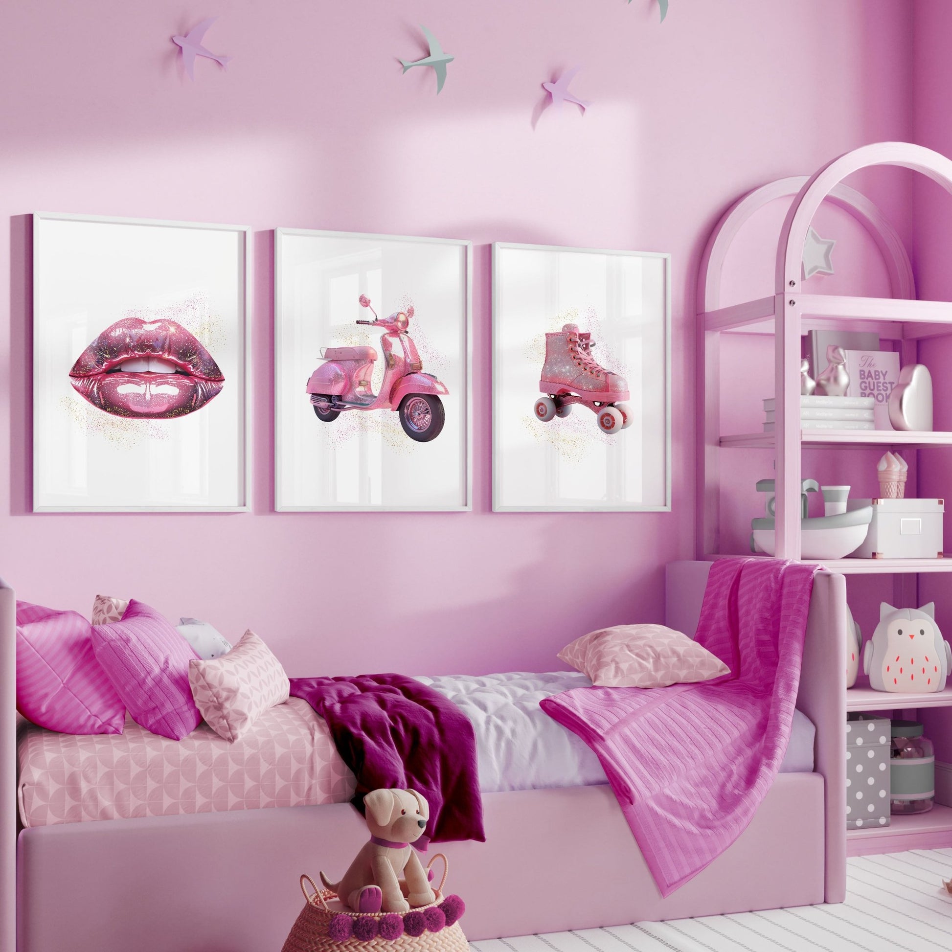 Cool Posters For Bedroom | Set of 3 Pop Wall art Prints