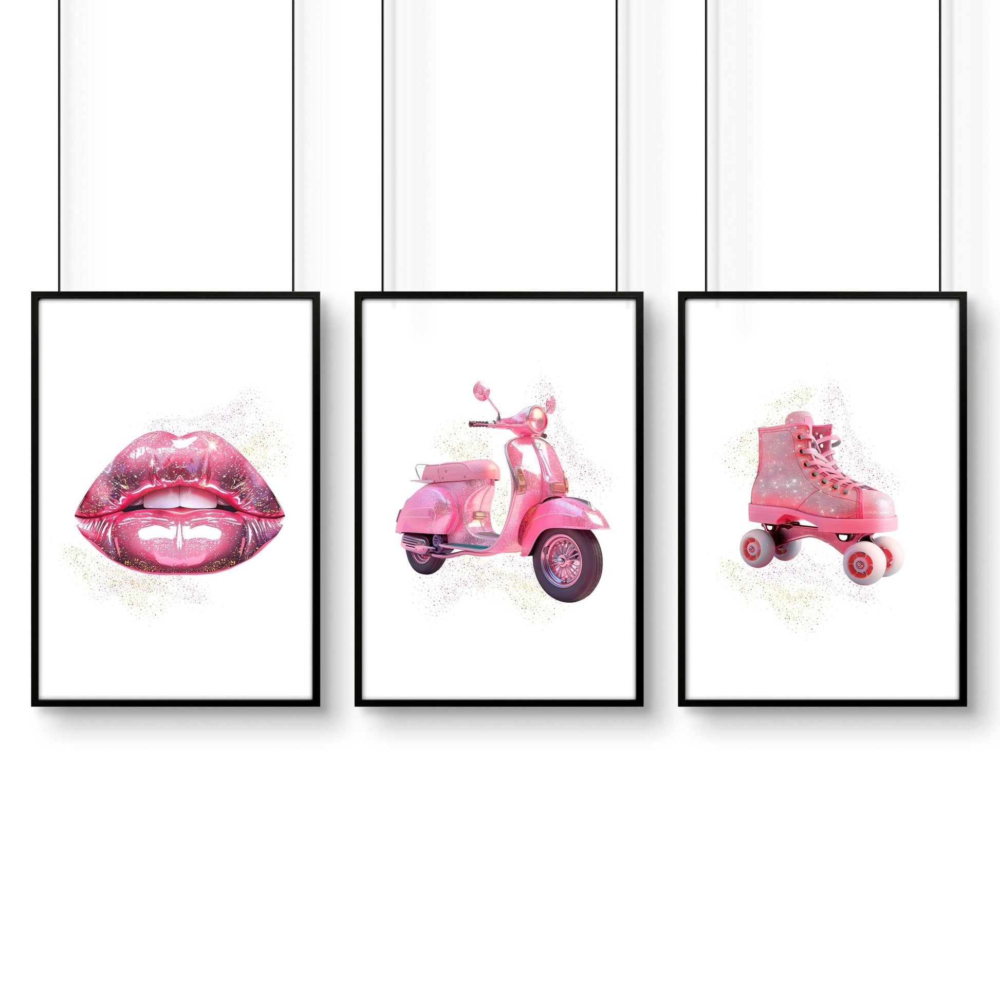 Cool Posters For Bedroom | Set of 3 Pop Wall art Prints