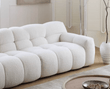 Cora Three Seater Sofa, Boucle